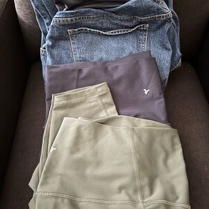 Old Navy maternity leggings & jeans